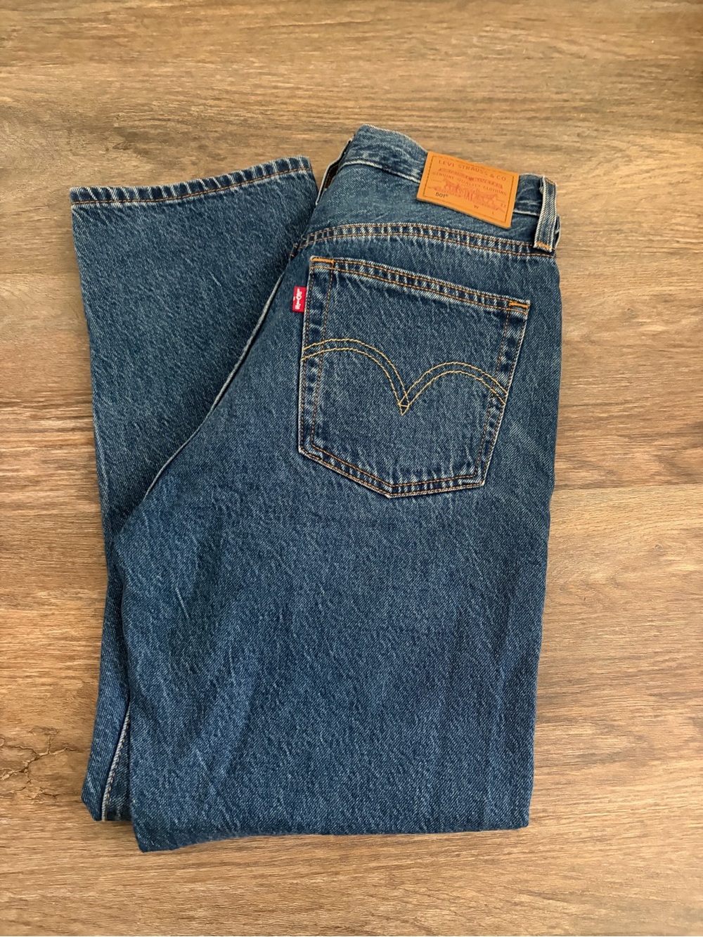 Levi's Blue Denim Jeans - Classic Straight Fit